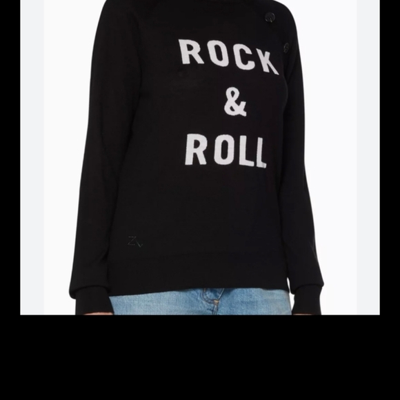 ZADIG and Voltaire Rock and Roll Merino extra fine wool sweater - Picture 13 of 13